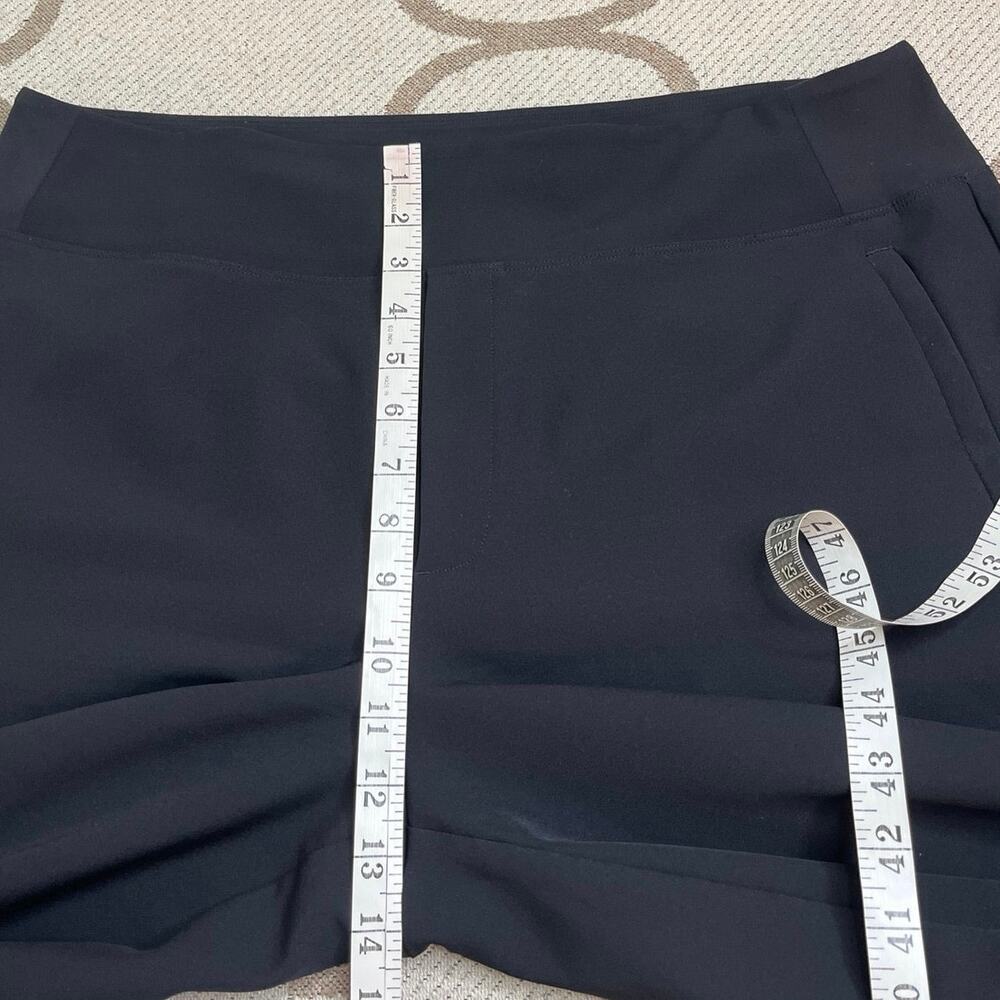 Athleta Endless High Rise Pants Size 16 Textured Stretch Tapered Leg Work Travel - Picture 6 of 13